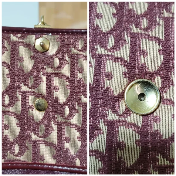 Christian Dior Vintage Saddle Clutch Shoulder Bag